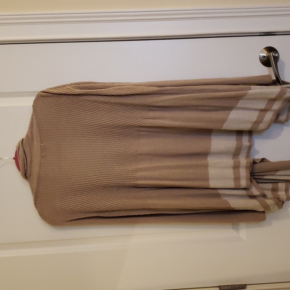 Apt 9 Women's Asymmetrical Open Front Tan Cardiga… - image 3